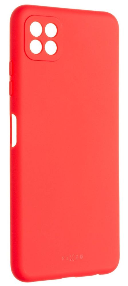 FIXED Zadný pogumovaný kryt Story pre Samsung Galaxy A22 5G FIXST-671-RD, červený
